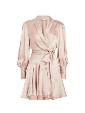 New Zimmermann  Petal Silk Wrap Mini Dress👗 Size2/ M/ 8 US